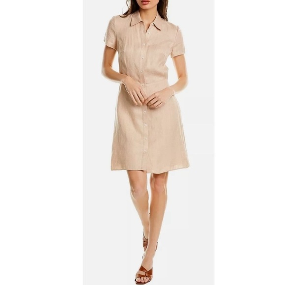 Theory Dresses & Skirts - Theory Linen Blend Shirt Dress.